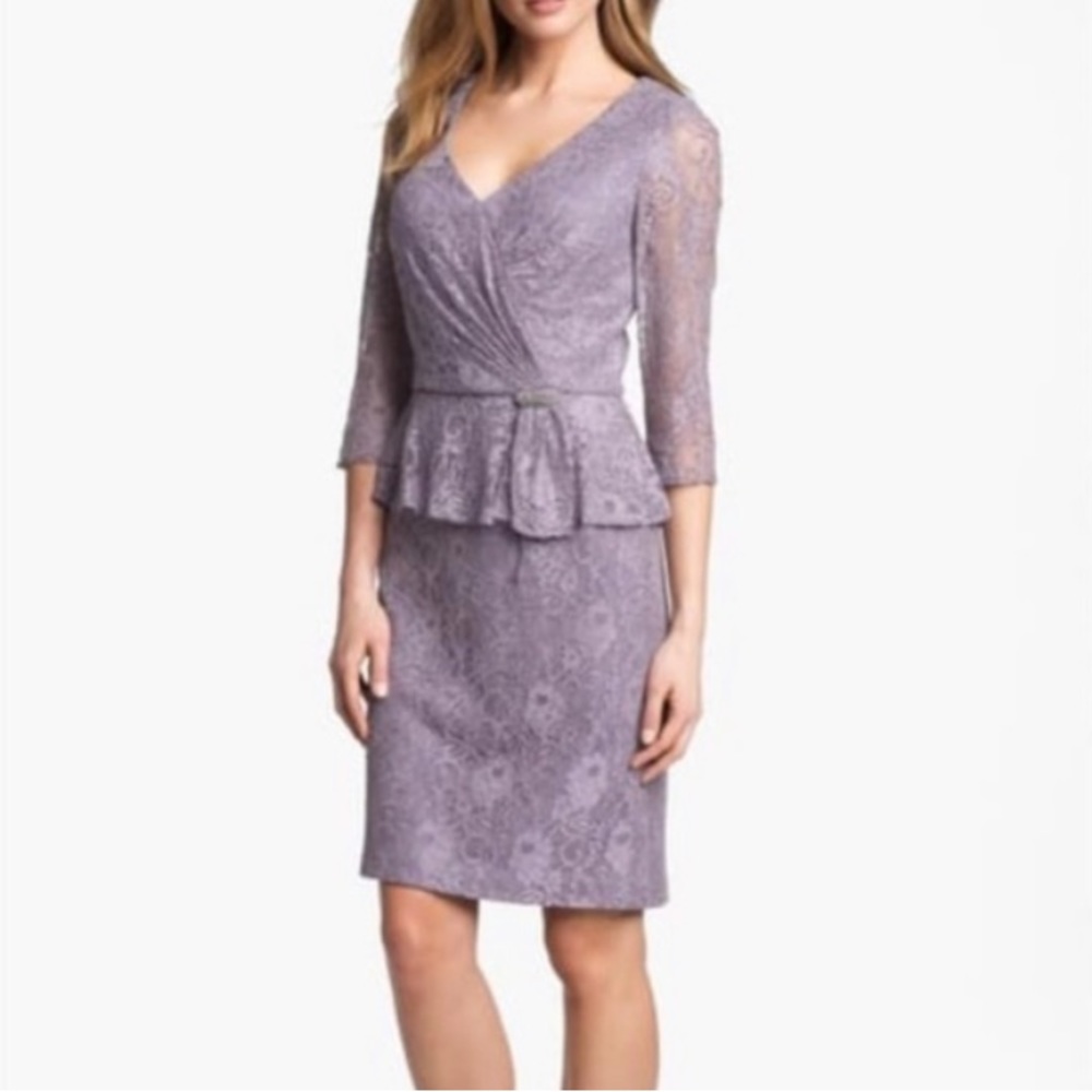 Nordstrom’s Patra Lavender Lace Cocktail Dress